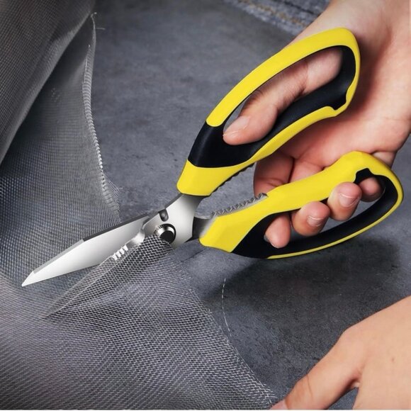 Utility Scissors Heavy Duty: sharp Scissors All Purpose heavy duty, Easy Cutting - Picture 6 of 8